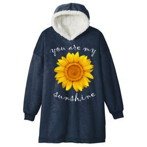 You Are My Sunshine Sunflower Hooded Wearable Blanket