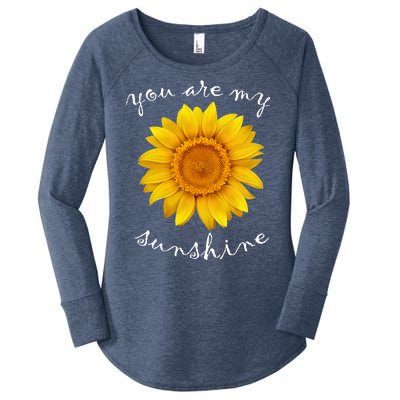 You Are My Sunshine Sunflower Women's Perfect Tri Tunic Long Sleeve Shirt