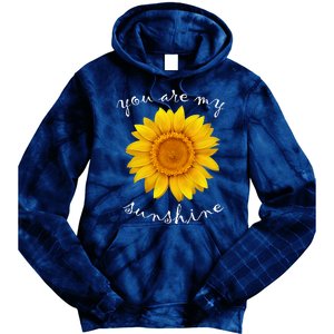 You Are My Sunshine Sunflower Tie Dye Hoodie