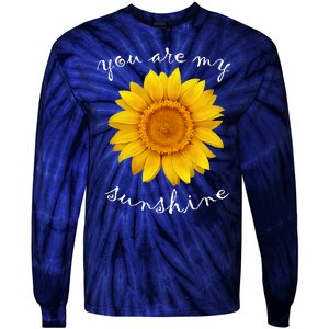 You Are My Sunshine Sunflower Tie-Dye Long Sleeve Shirt