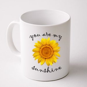 You Are My Sunshine Sunflower Coffee Mug