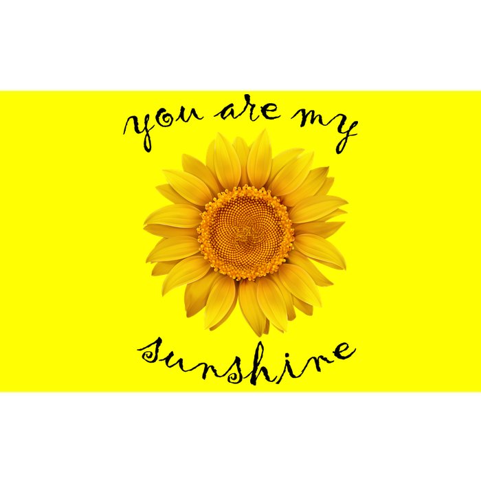 You Are My Sunshine Sunflower Bumper Sticker