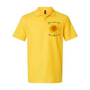 You Are My Sunshine Sunflower Softstyle Adult Sport Polo