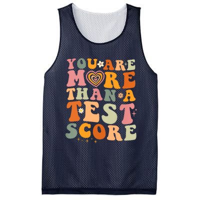 You Are More Than A Test Score Teacher Testing Test Day Mesh Reversible Basketball Jersey Tank