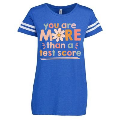 You Are More Than A Test Score Teacher Testing Day Enza Ladies Jersey Football T-Shirt