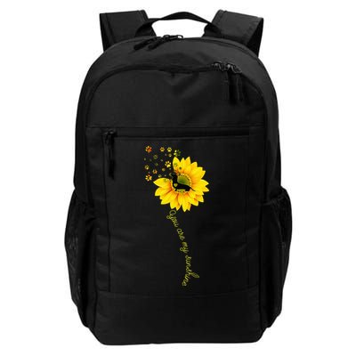 You Are My Sunshine Half Sunflower Dachshund Dog Funny Backpack