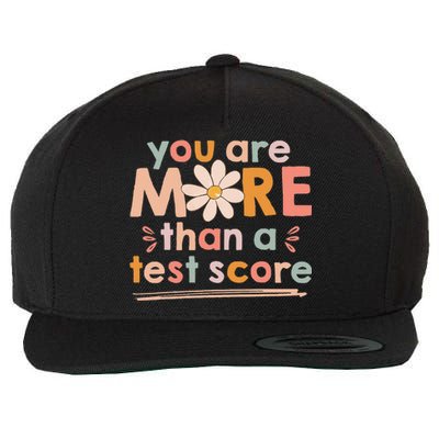 You Are More Than A Test Score Teacher Wool Snapback Cap