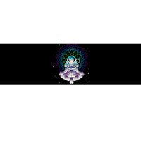 Yoga Astronaut Mandala Zen Meditation Lotus Pose Bumper Sticker