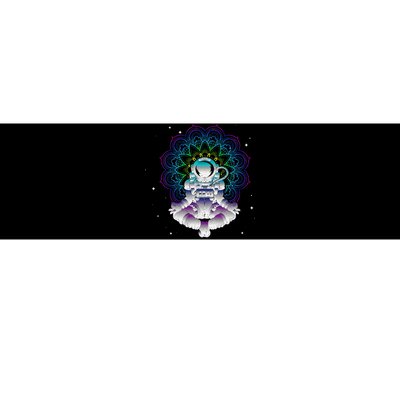 Yoga Astronaut Mandala Zen Meditation Lotus Pose Bumper Sticker