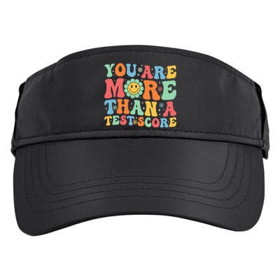 You Are More Than A Test Score Groovy Teacher Testing Day Adult Drive Performance Visor