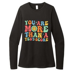 You Are More Than A Test Score Groovy Teacher Testing Day Womens CVC Long Sleeve Shirt