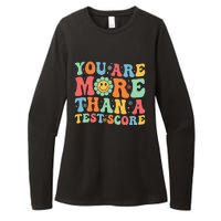 You Are More Than A Test Score Groovy Teacher Testing Day Womens CVC Long Sleeve Shirt