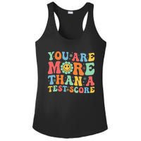 You Are More Than A Test Score Groovy Teacher Testing Day Ladies PosiCharge Competitor Racerback Tank