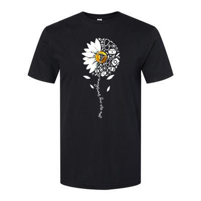 You Are My Sunshine National Nurses Day Sunflower Daisy Gift Softstyle® CVC T-Shirt