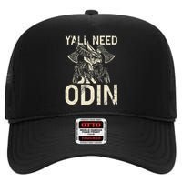 Y All Need Odin Viking High Crown Mesh Back Trucker Hat