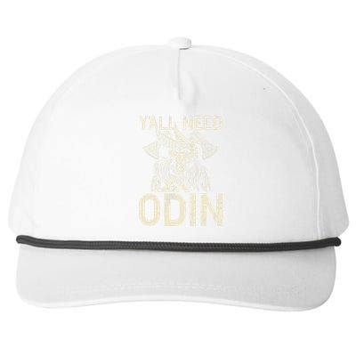 Y All Need Odin Viking Snapback Five-Panel Rope Hat