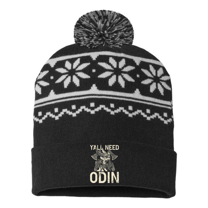 Y All Need Odin Viking USA-Made Snowflake Beanie