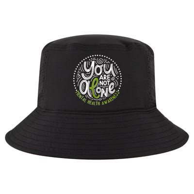 You Are Not Alone Mental Health Awareness Cool Comfort Performance Bucket Hat