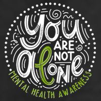 You Are Not Alone Mental Health Awareness Cool Comfort Performance Bucket Hat