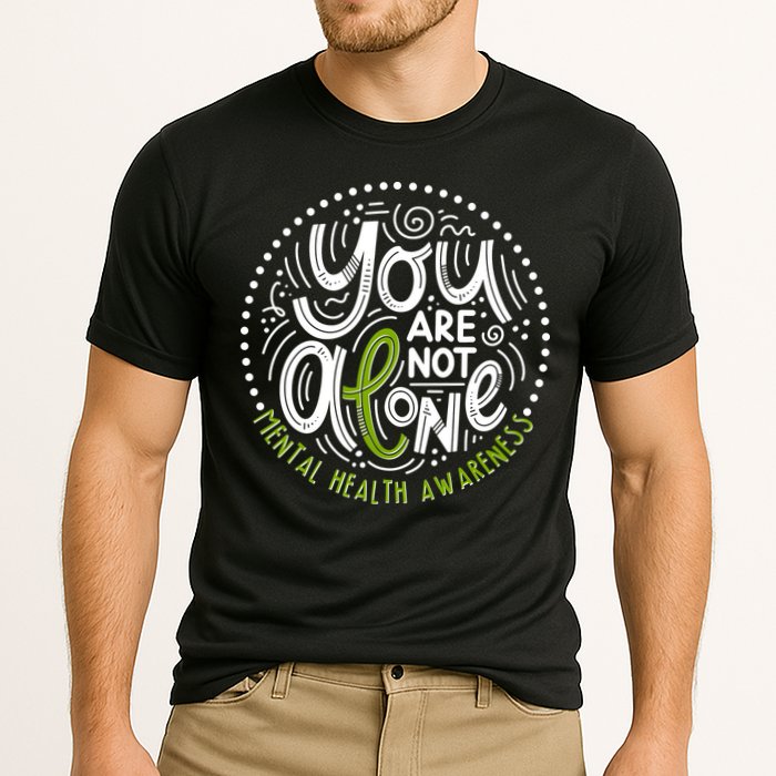 You Are Not Alone Mental Health Awareness Cooling Performance Crew T-Shirt