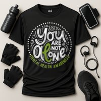 You Are Not Alone Mental Health Awareness Cooling Performance Crew T-Shirt