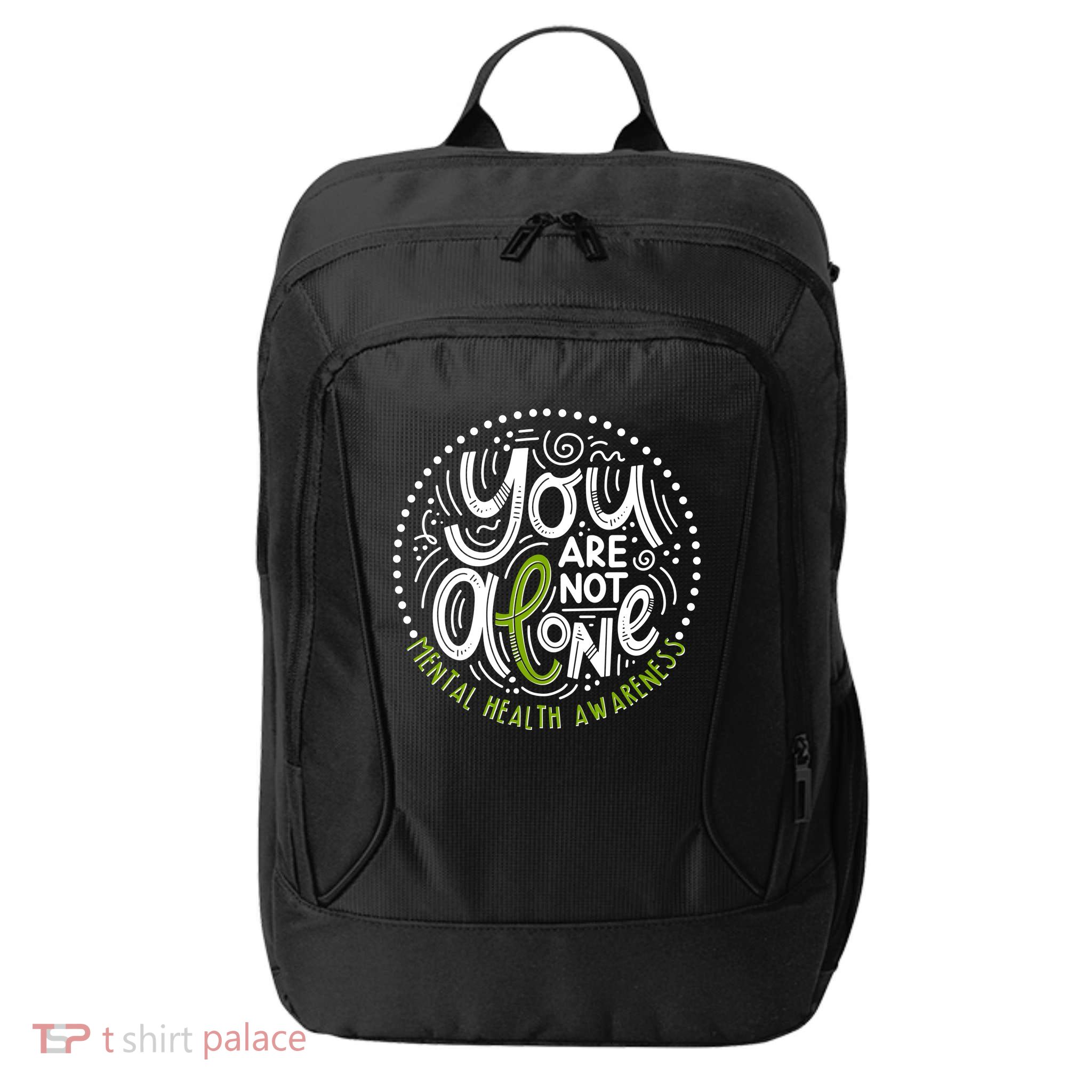 You Are Not Alone Mental Health Awareness City Backpack