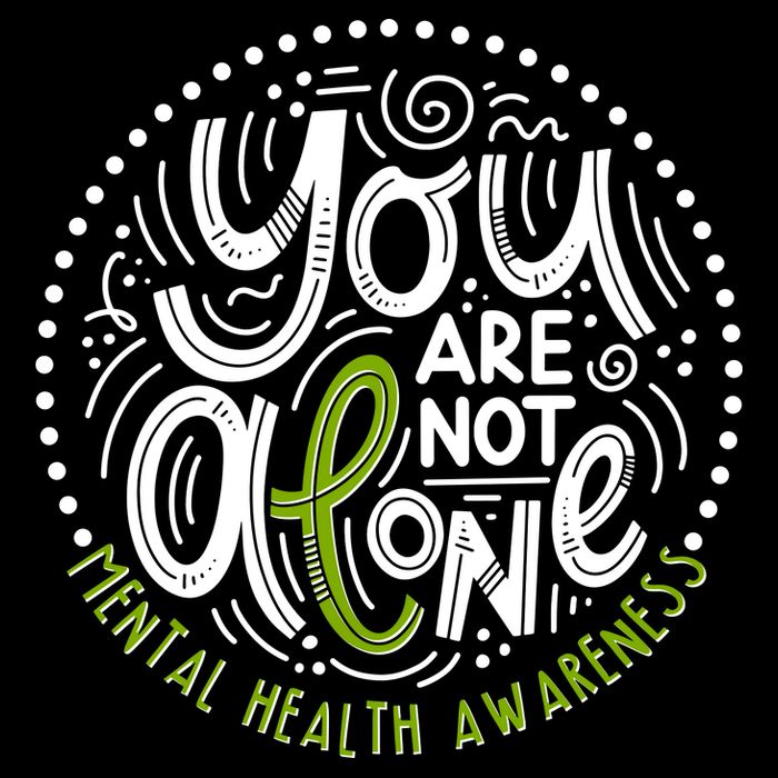 You Are Not Alone Mental Health Awareness Impact Tech Backpack