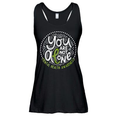 You Are Not Alone Mental Health Awareness Ladies Essential Flowy Tank
