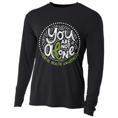 You Are Not Alone Mental Health Awareness Cooling Performance Long Sleeve Crew