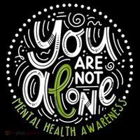 You Are Not Alone Mental Health Awareness Cooling Performance Long Sleeve Crew