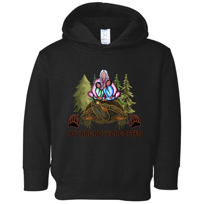 You Are Not Forgotten Every Child Matters Awareness For Indigenous Toddler Hoodie