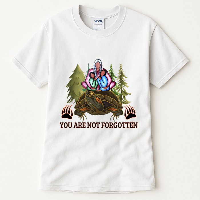 You Are Not Forgotten Every Child Matters Awareness For Indigenous Tall T-Shirt