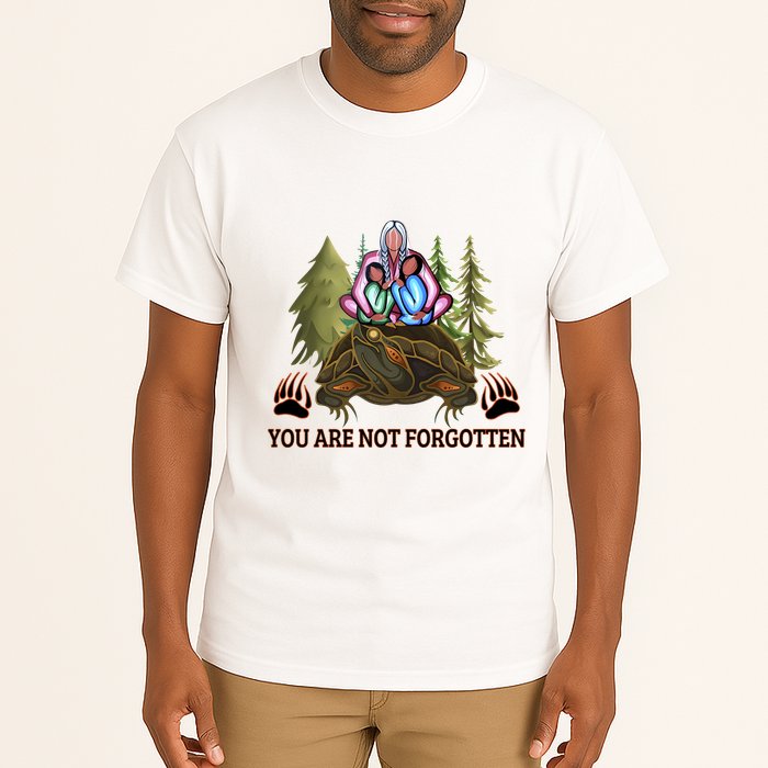 You Are Not Forgotten Every Child Matters Awareness For Indigenous Tall T-Shirt
