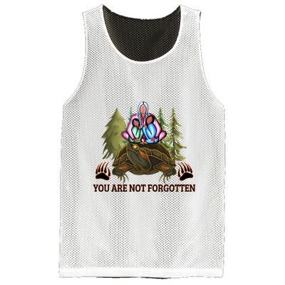 You Are Not Forgotten Every Child Matters Awareness For Indigenous Mesh Reversible Basketball Jersey Tank