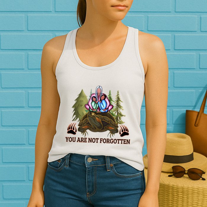 You Are Not Forgotten Every Child Matters Awareness For Indigenous Womens Tank Top