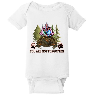You Are Not Forgotten Every Child Matters Awareness For Indigenous Baby Bodysuit