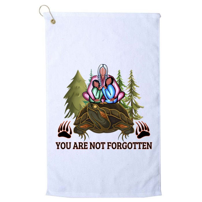 You Are Not Forgotten Every Child Matters Awareness For Indigenous Golf Towel