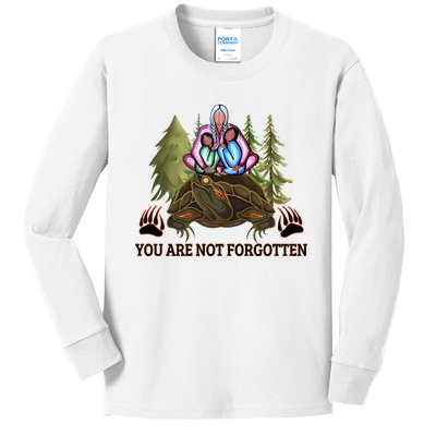 You Are Not Forgotten Every Child Matters Awareness For Indigenous Kids Long Sleeve Shirt