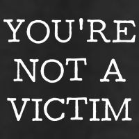 You Are Not A Victim Golf Towel