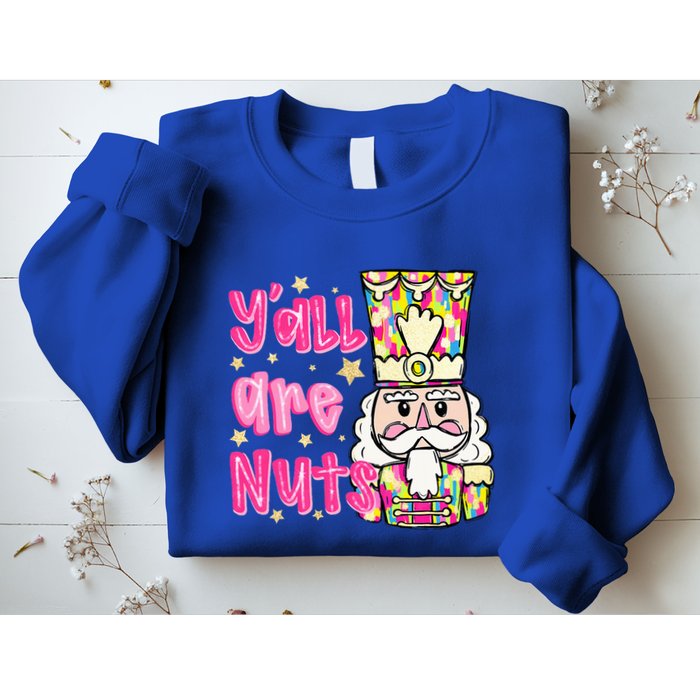 YAll Are Nuts Merry Christmas Nutcracker Lover Sweatshirt