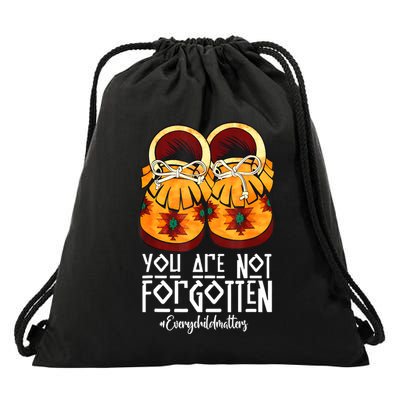 You Are Not Forgotten Native American Drawstring Bag