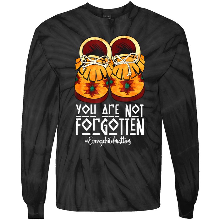 You Are Not Forgotten Native American Tie-Dye Long Sleeve Shirt