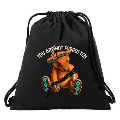 You Are Not Forgotten I Native American Women Mmiw Awareness Drawstring Bag