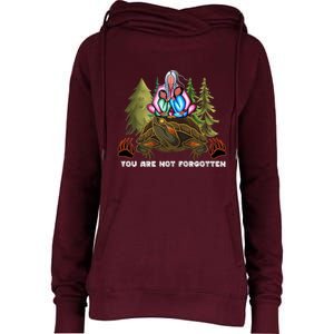 You Are Not Forgotten I Native American Mmiw Awareness Womens Funnel Neck Pullover Hood