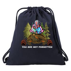 You Are Not Forgotten I Native American Mmiw Awareness Drawstring Bag