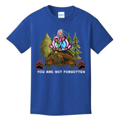 You Are Not Forgotten I Native American Women Mmiw Awareness Kids T-Shirt