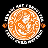 You Are Not Forgotten Every Child Matters Wear Orange National Indigenous People Drawstring Bag