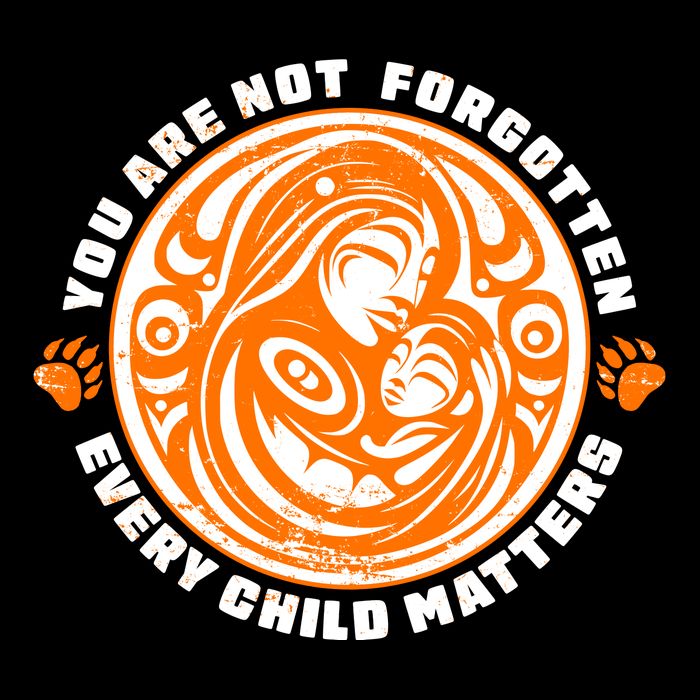 You Are Not Forgotten Every Child Matters Wear Orange National Indigenous People Drawstring Bag