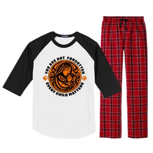 You Are Not Forgotten Every Child Matters Wear Orange National Indigenous People Raglan Sleeve Pajama Set