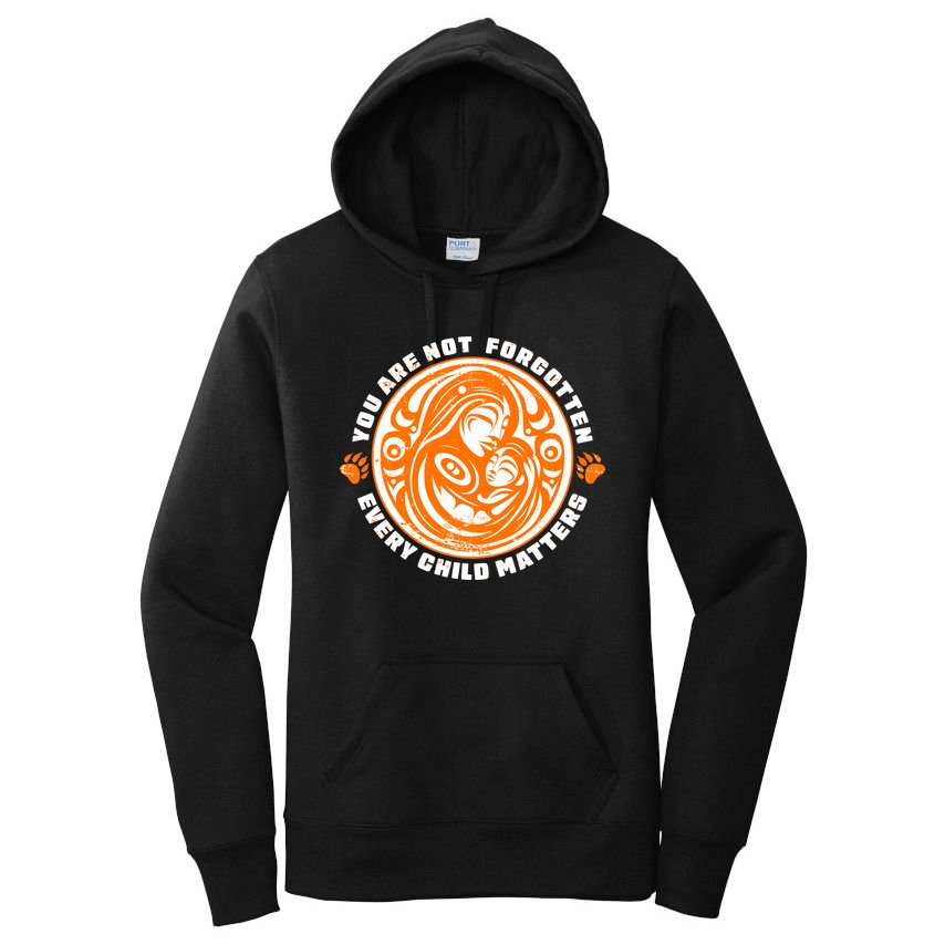 You Are Not Forgotten Every Child Matters Wear Orange National Indigenous People Women's Pullover Hoodie